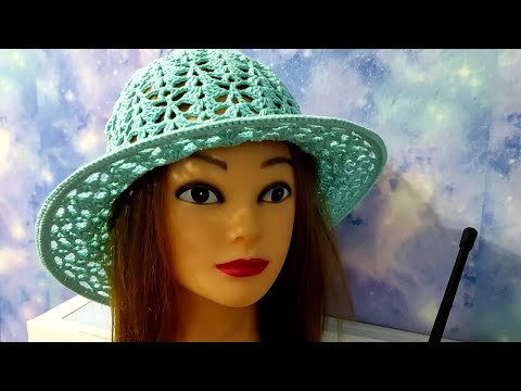 Видео: АЖУРНАЯ ШЛЯПКА КРЮЧКОМ. Шляпа для начинающих.