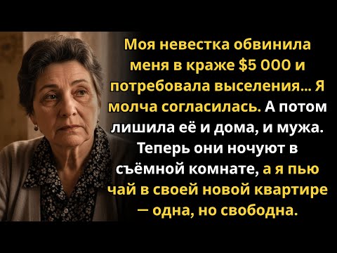 Видео: Невестка обвинила меня в воровстве $5 000. Через месяц она осталась без дома.
