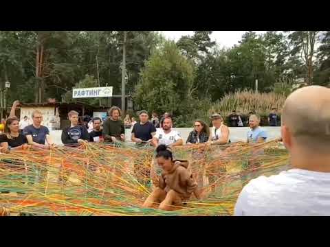 Видео: Шерстяной флешмоб - на тимбилдинг, корпоратив.