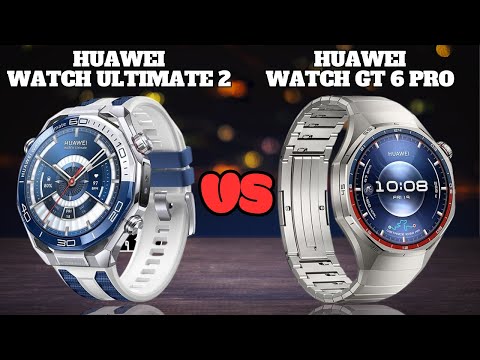 Видео: Huawei Watch Ultimate 2 против Huawei Watch GT 6 Pro — лучшие умные часы Huawei 2025 года?