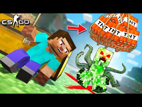 Видео: ЗАМАНИЛИ МАНЬЯКА КРИПЕРА В ЛОВУШКУ! МОНСТР КРИПЕР ХОЧЕТ ВЗОРВАТЬ НАС - МАНЬЯК CS:GO
