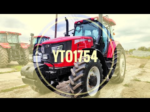 Видео: МОБИЛИЗОВАН из Китая. Новый трактор YTO 1754. Первый обзор.