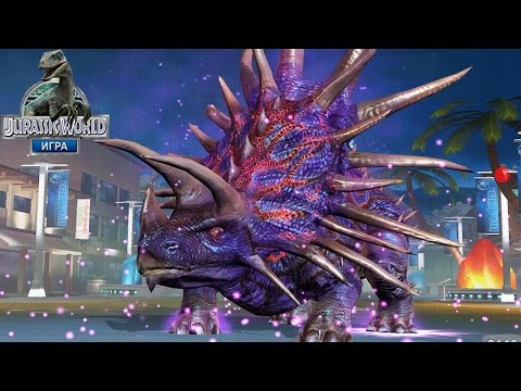 Видео: Босс Джагернаут против Индоминуса и Приотродона Jurassic World The Game jpg