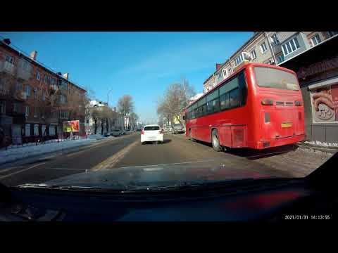 Видео: Уссурийск, улица Некрасова, январь 2021 г.