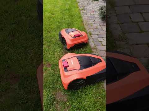 Видео: Robokos RM 600i. Участок 3 сотки. Станция установленная на отмостку.