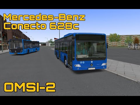 Видео: OMSI 2 Mercedes-Benz Conecto 628c Москва 748 маршрут и голосовой информатор,
