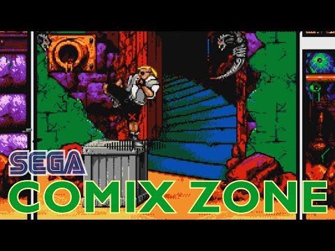 Видео: Comix Zone - (16 Bit Sega Genesis) - Full Walkthrough - Полное прохождение игры на Сега Мега Драйв