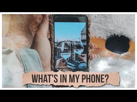 Видео: WHAT IS IN MY PHONE ? // ЧТО В МОЕМ ТЕЛЕФОНЕ 📱