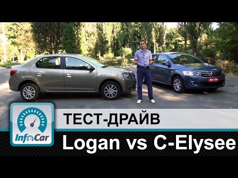 Видео: Renault Logan vs. Citroen C-Elysee - потребительский тест от InfoCar.ua