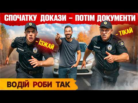 Видео: 💥 Один фраза, яка ставить поліцію на місце: “Спочатку докази — потім документи!”
