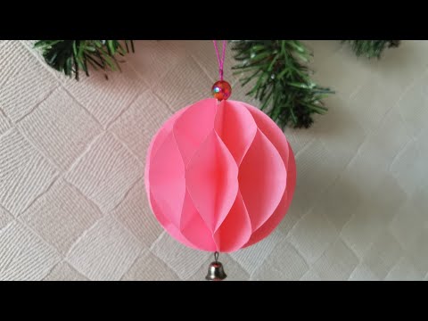 Видео: Как сделать шар-соты из бумаги.
