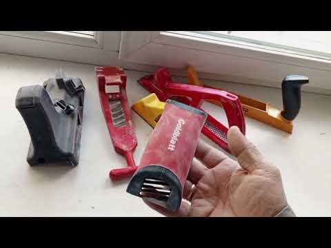 Видео: Обзор и сравнение обдирочных рубанков для гипсокартона