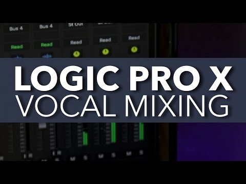 Видео: Logic Pro X - Цепь микширования вокала // Как микшировать вокал с помощью стандартных плагинов