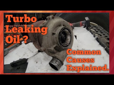 Видео: Утечка масла из турбины? Объяснение распространённых причин. Посмотрите видео перед покупкой ново...