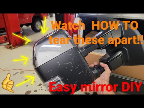 Видео: Разборка зеркал грузовика Ford Superduty 2017–2022 | Простое руководство |