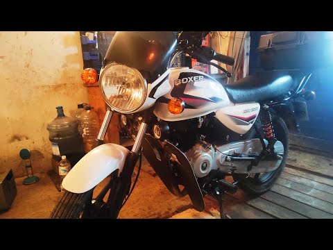 Видео: Мотоцикл Bajaj boxer 150, что я добавил и изменил сразу после покупки