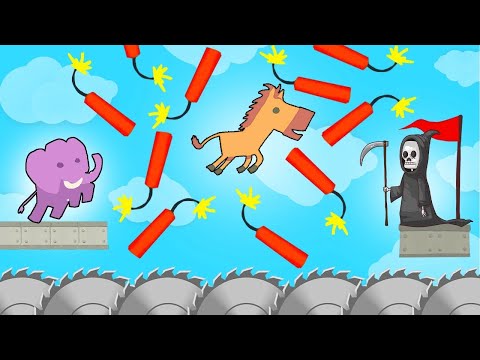 Видео: ИГРА ДЛЯ БЫВШИХ ДРУЗЕЙ! КОЛЛЕКТИВНОЕ БЕССОЗНАТЕЛЬНОЕ В Ultimate Chicken Horse!