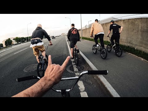 Видео: Американский спот в Санкт-Петербурге. Стрит BMX