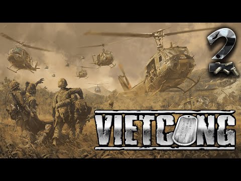 Видео: Прохождение - Vietcong  / Часть 2 "Ночная Атака Вьетконговцев и Операция - Французские Булочки"