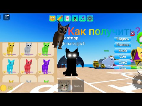 Видео: как получить шлёпу и радужных котов в игре с котятами в роблокс
