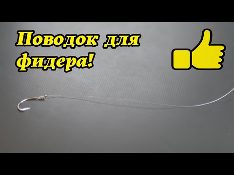 Видео: Мелочь решающая рыбалку!ПОВОДОК! Что? Как? Какой? Уроки ловли на фидер №3