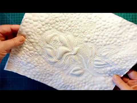 Видео: Перенесення малюнка на білу тканину. Об'ємна стібка.