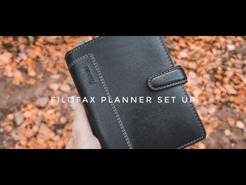 Видео: Первоначальное наполнение моего filofax pocket holborn