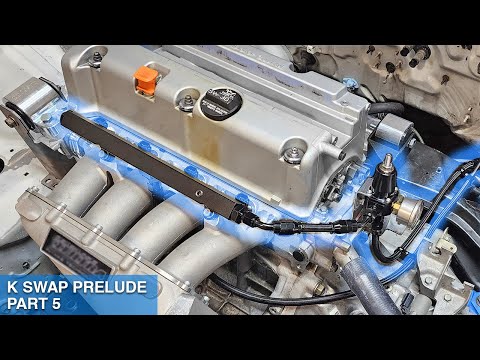 Видео: Настройка топливной линии K Swap — Kswap Prelude, часть 5