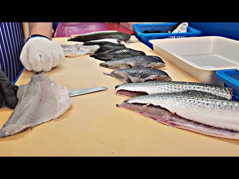 Видео: Вот вкусная рыбка.  сашими