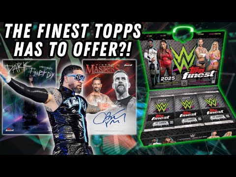 Видео: Обзор MONSTER AUTO! Topps Finest WWE Hobby Box 2025!