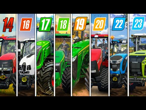 Видео: Fs14 против Fs16 против Fs17 против Fs18 против Fs19 против Fs20 против Fs 22 против Fs 23: сравн...