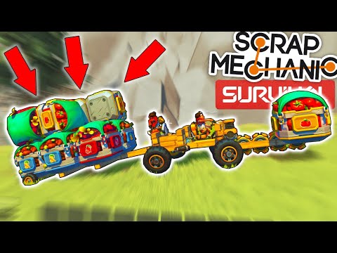 Видео: ТАКОГО УРОЖАЯ НЕ БЫЛО НИ У КОГО! SCRAP MECHANIC ДЕНЬ 7