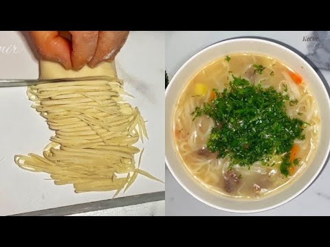 Видео: КЕСПЕ. ЛАПША. NOODLES. Кеспенің қамырын дайындау