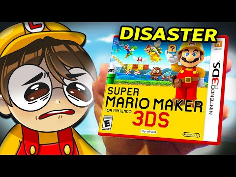 Видео: Катастрофа Mario Maker 3DS