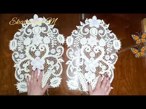 Видео: Связала крючком два одинаковых рукава для блузки ГАРМОНИЯ. Техника ирландское кружево.