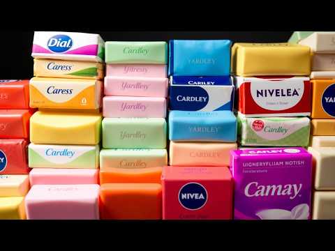 Видео: Релакс: АСМР Распаковка Мыла / Сухое Мыло Резка