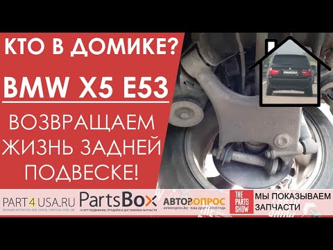 Видео: BMW X5 E53- задние колеса "домиком"? Есть решение! Собираем все элементы задней подвески в один клик