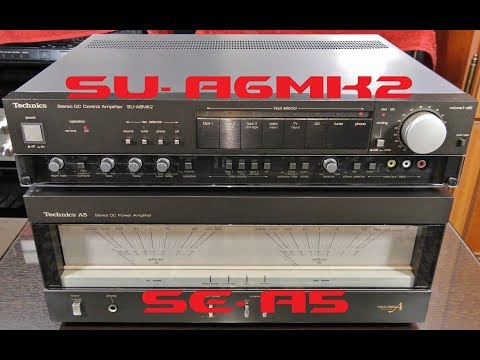 Видео: Technics SE-A5, Technics SU A6MK2 video review with disassembly, видеообзор с разборкой.