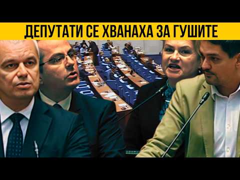 Видео: СКАНДАЛ в парламента! Цончо Ганев срещу Радостин Василев и Величие – обиди и напрежение!