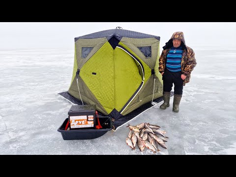 Видео: ЖИВУ НА ЛЬДУ В НОВОЙ ПАЛАТКЕ! Рыбалка с комфортом. Безмотылка РУЛИТ. Сорога КЛЮЁТ! Последний лёд