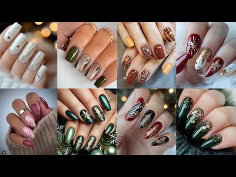 Видео: Какой самый простой французский дизайн ногтей для зимы? Новая подборка нейл-арта на осень.