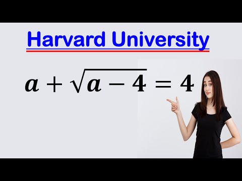 Видео: Решение вступительного экзамена в Гарвардский университет |x=?