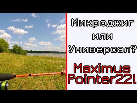 Видео: Спиннинг для микроджига, окунь и съедобная резина. Maximus Pointer 22l