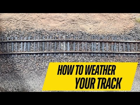 Видео: Как придать железнодорожным путям вид выветренных