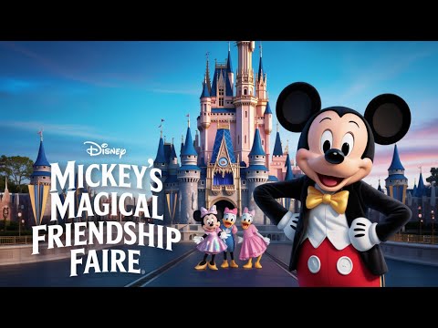 Видео: Волшебная ярмарка дружбы Микки в Волшебном Королевстве. ПОЛНОЕ ШОУ