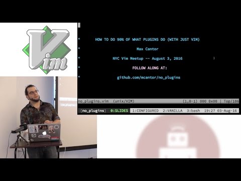 Видео: Как сделать 90% того, что делают плагины, в чистом Vim'е