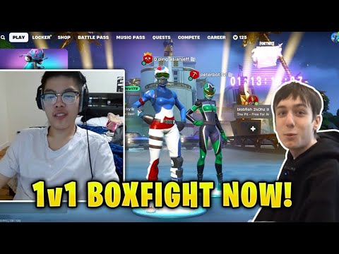 Видео: AsianJeff бросает вызов Питерботу на пари 1 на 1 в формате Boxfight в Fortnite