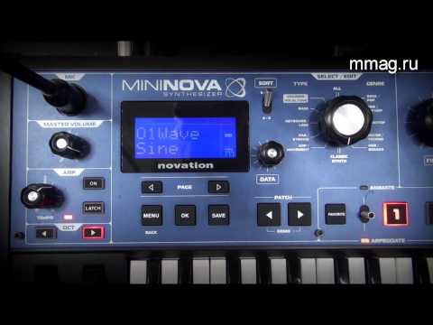 Видео: Novation Mininova - детальный обзор секции синтеза