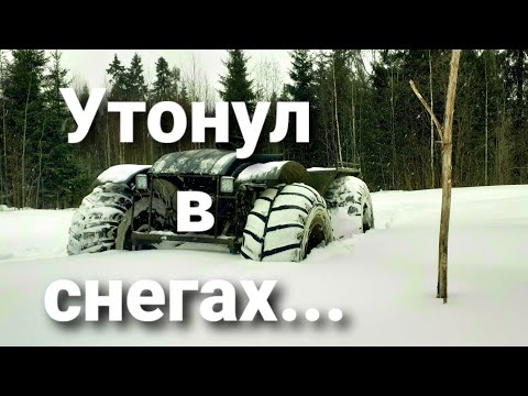 Видео: ВЕЗДЕХОД ЗИС-5 ЗИМОЙ.  Еду в ОХОТНИЧЬЮ ИЗБУШКУ...