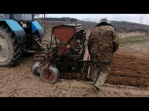 Видео: Крутая самодельная навесная сеялка, универсальная, посев по стерне и пахоте, без подготовки почвы